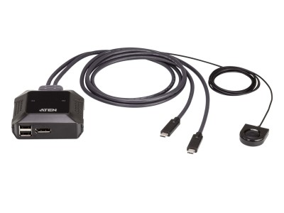 ATEN 2-Port USB-C 4K DisplayPort KVM