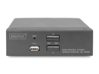 Digitus KVM Switch, 2 Port, Single