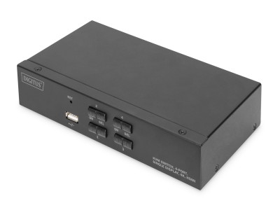 Digitus KVM Switch, 4 Port, Single