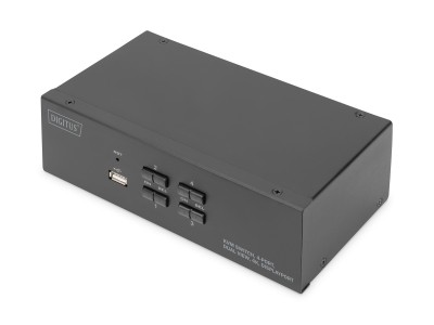 Digitus KVM Switch, 4 Port, Dual