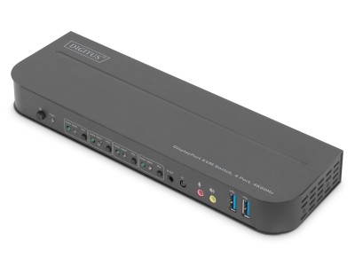 Digitus KVM Switch, 4-Port, 4K60Hz, 4