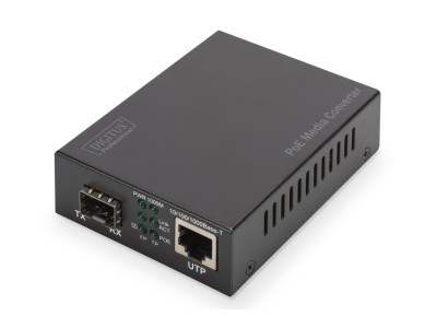Digitus Gigabit PoE media converter, RJ45