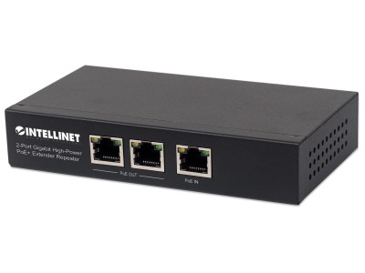 Intellinet 2-Port Gigabit High-Power PoE+ Extender