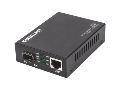 Intellinet 10GBase-T to 10GBase-R Media Converter