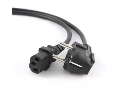 Gembird PC-186-VDE-10M power cable Black CEE7/4