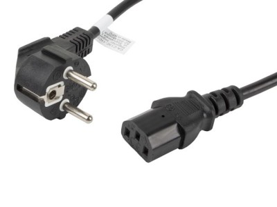 Lanberg CA-C13C-11CC-0018-BK power cable Black 1