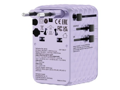 Verbatim Charge `n` Travel 100W Universal