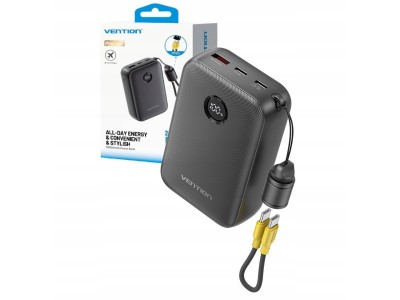 Powerbank Vention 20000mAh 2xUSB-C 1xUSB-A 22