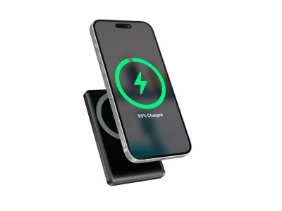 Gembird PB10-WPC15M-LCD-01 Magnetic wireless powerbank with