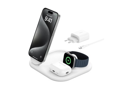 Belkin BoostCharge Headphones, Smartphone, Smartwatch White