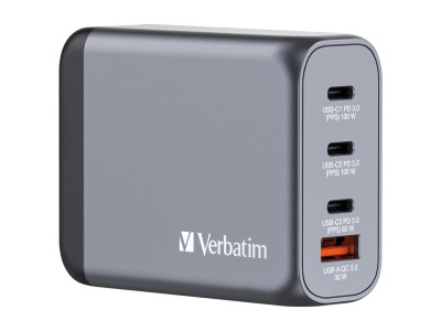 Verbatim GNC-100 GaN Charger 4 Port