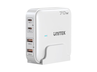 GaN network charger - Unitek P1228AWH01-EU