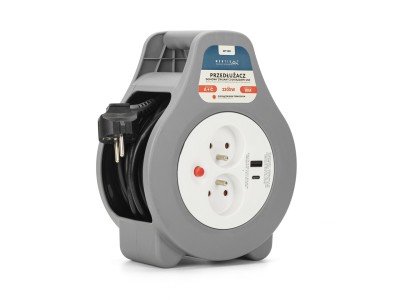 Montis Przedłużacz domowy zwijany z USB