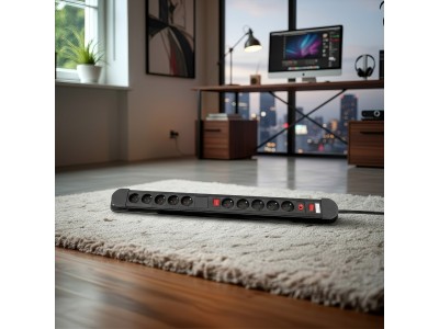 Maclean power strip, 10 outlet extension