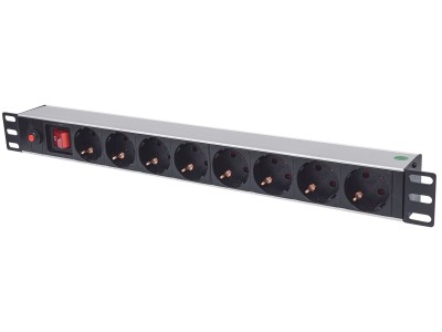 Intellinet 19" 1U Rackmount 8-Way Power