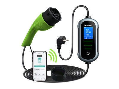 EV car charger w/ adjust. Type2
