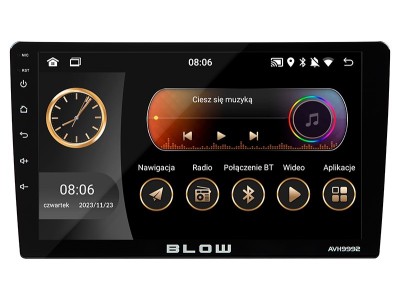 Radio BLOW AVH-9992 2DIN 9" Android/WiFi/GPS/CARPLAY