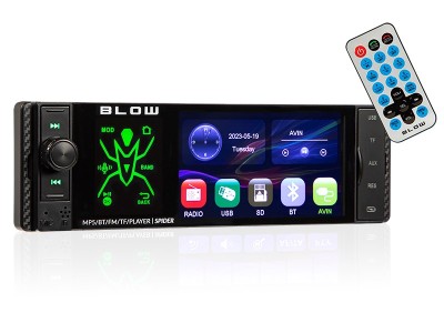 Radio BLOW SPIDER 4" RDS RGB