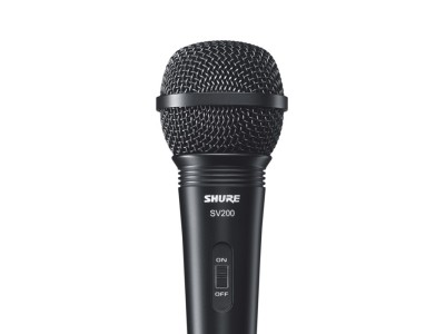 Shure SV200 microphone Black Karaoke microphone