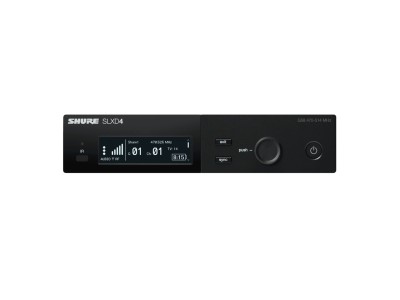 Shure SLXD4E-G59 wireless microphone receiver Desktop