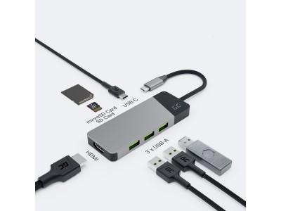 GREEN CELL HUB USB-C ADAPTER GC