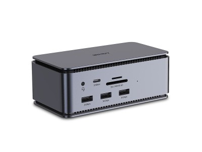 Lindy DST-Pro USB4, USB-C Laptop Docking