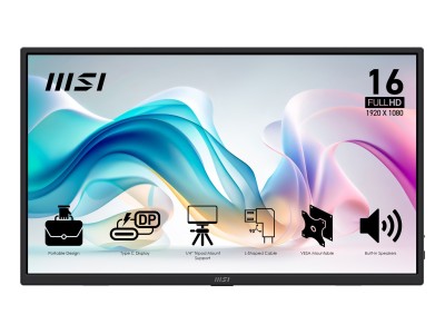 MSI PRO MP165DE E6 portable TV/monitor