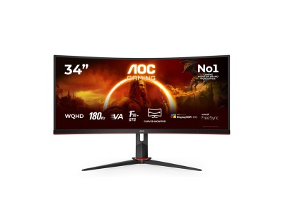 AOC Gaming CU34G2XP/BK skarm - WLED
