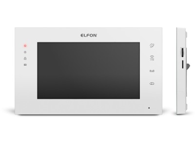 7" Monitor Elfon OP-VM7F White