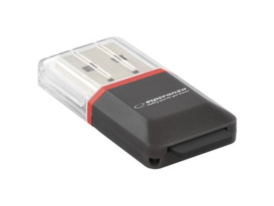 Esperanza EA134K card reader Black,Silver
