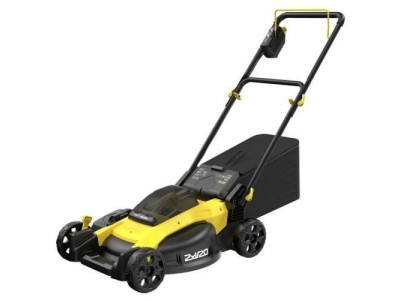 Aku lawn mower. with mulching function