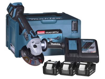 Angle grinder 18V 3x5.0Ah battery