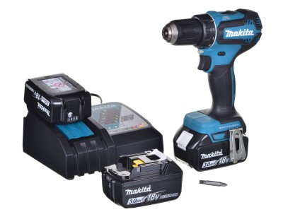 MAKITA DDF485RF3J Cordless Drill 3x 18V