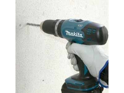 Makita DHP453RFE drill Keyless Black,Blue