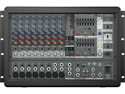 Behringer PMP1680S audio mixer 10 channels