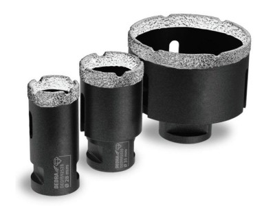 Set of diamond corers Vacuum Brazed
