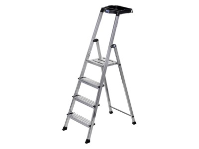 Krause Secury Folding ladder silver