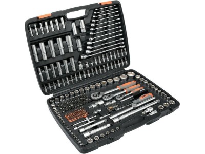 216-piece spanner set 1/2", 3/8", 1/4&quot