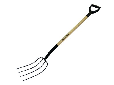 FISKARS FORKS WOODEN SHAFT 4 TINES
