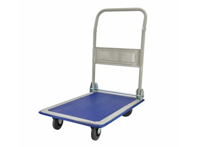 AW WAREHOUSE TROLLEY 4-WHEEL 300KG PLATFORM