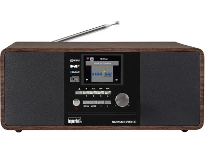 DABMAN i200 CD/Internet/DAB/DAB+/FM wood optic