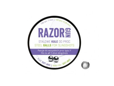 RazorGun 7 mm slingshot balls 100