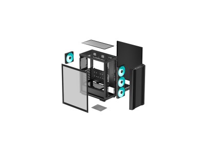 DeepCool CC560 V2 Midi Tower Black