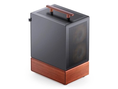 Jonsbo T7 Midi Tower Black, Wood