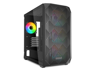 Sharkoon MK3 RGB Micro Tower Black