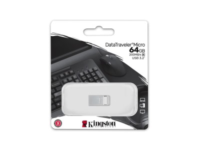 Kingston Technology DataTraveler 64GB Micro 200MB/s