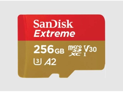 SanDisk Extreme 256 GB MicroSDXC UHS-I