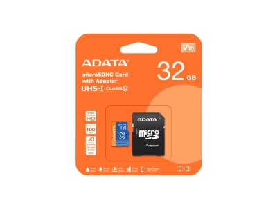 ADATA 32GB, microSDHC, Class 10 UHS-I