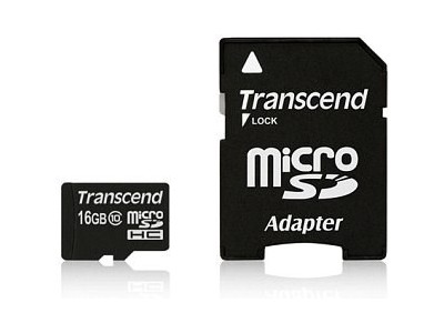 Transcend microSDXC/SDHC Class 10 UHS-I 16GB