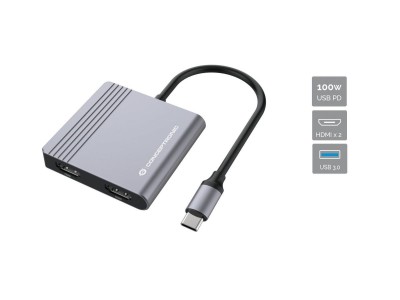 Conceptronic DONN13G laptop dock/port replicator Wired